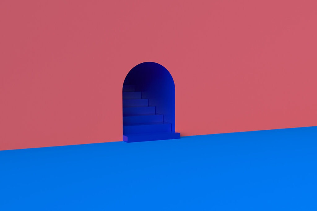 로또 번호 통계 - 핫넘버와 콜드넘버 개념을 표현한 뜨겁고 차가운 대비 이미지